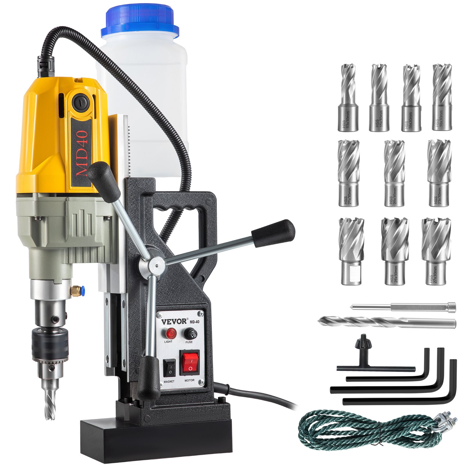 Magnetic Drill Press - Magnetic Drill, 1100W 1.57' Boring Diameter,