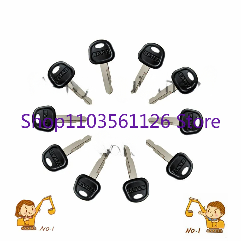Heavy Equipment Bulldozer - 10x Heavy Equipment Ignition Key For