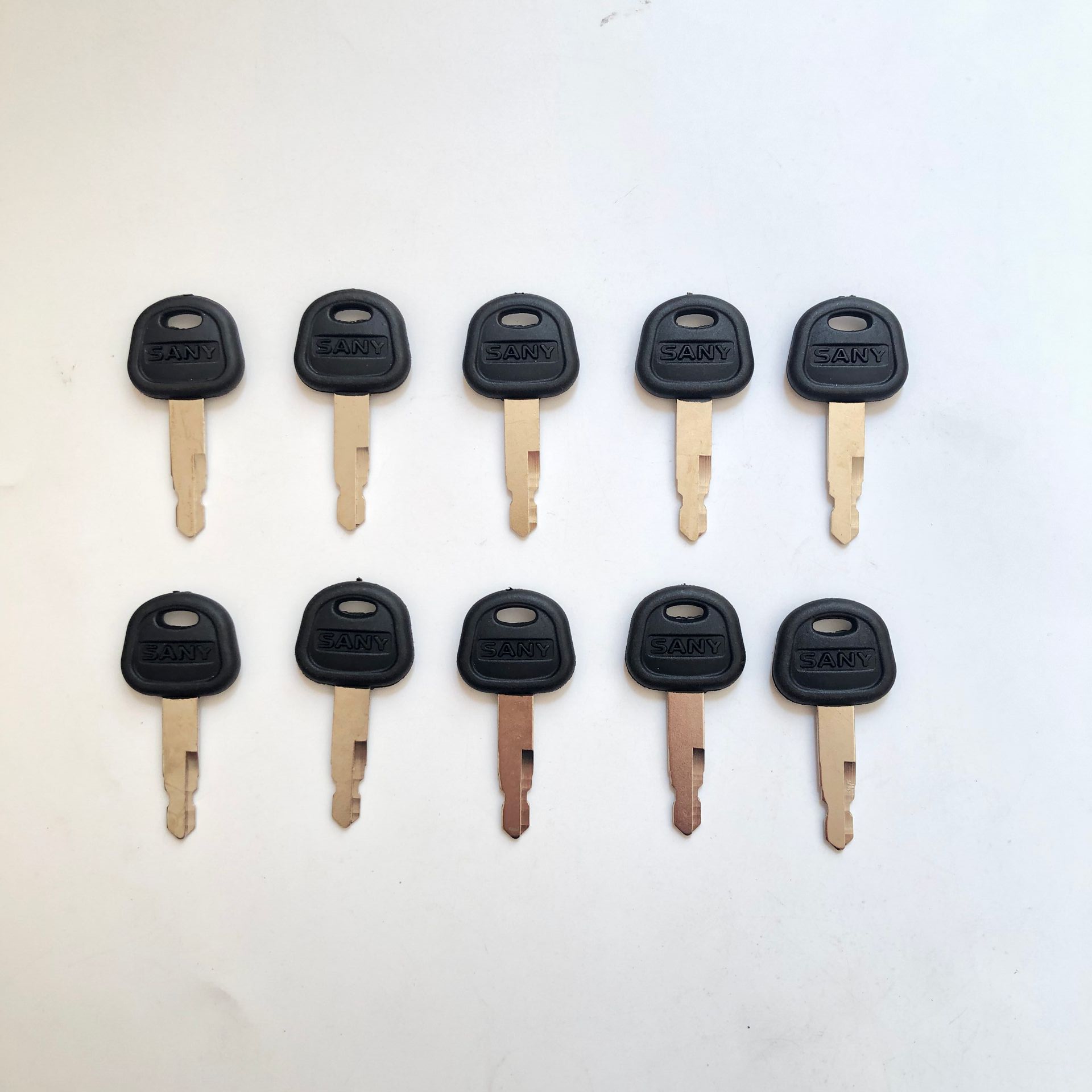 Heavy Equipment Bulldozer - 10pc Ignition Keys For Sany Excavator