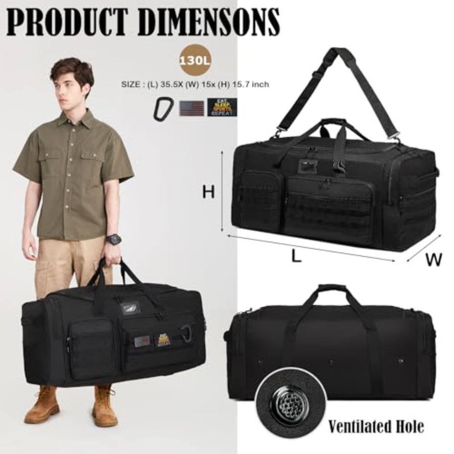 130L Extra Large Duffle Bag fo - огляд і ціна Heavy Equipment Gym