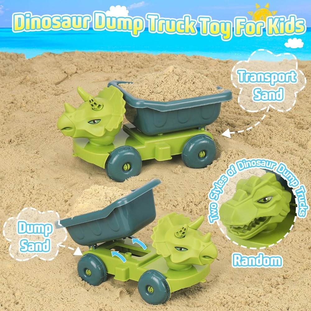 Dinosaur Sand Toys with Dump T - огляд і ціна Dump Truck Toy