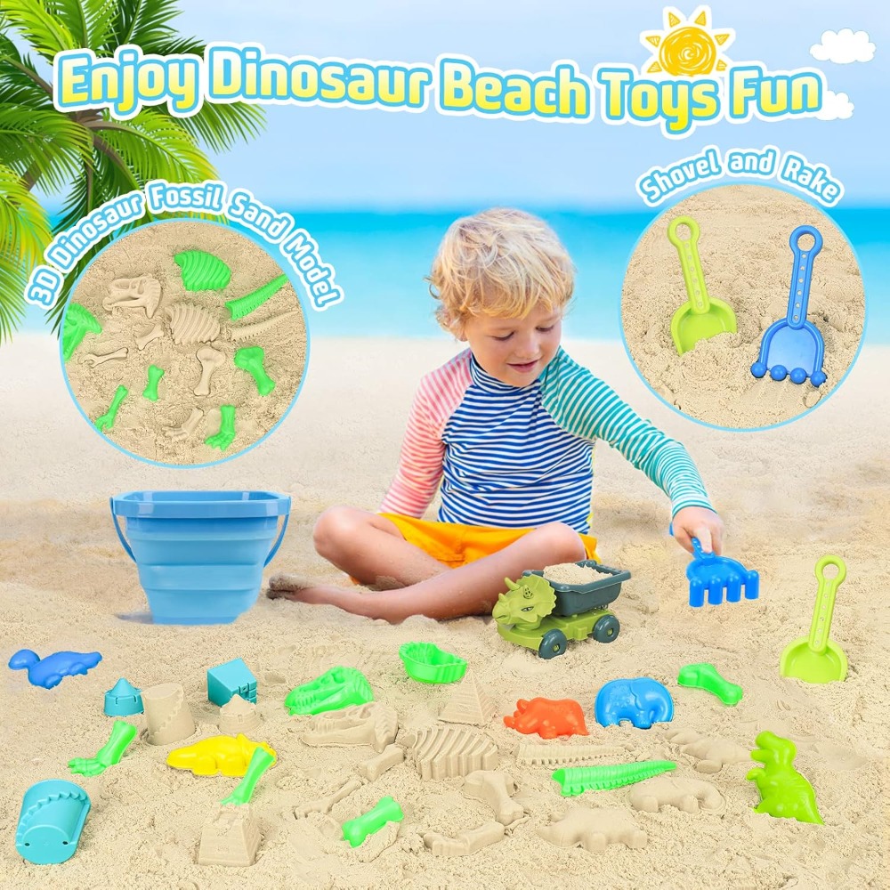 Dinosaur Sand Toys with Dump T - огляд і ціна Dump Truck Toy