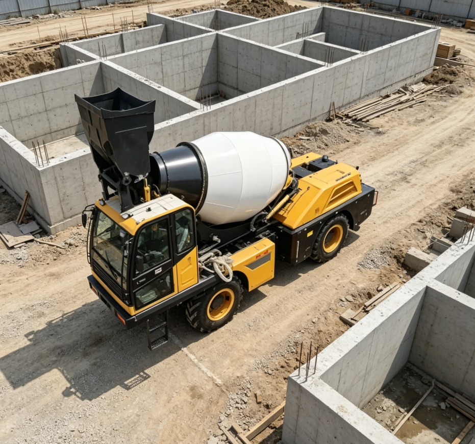 3.5m3 Heavy Duty Self Loading  - огляд і ціна Heavy Equipment Mixer