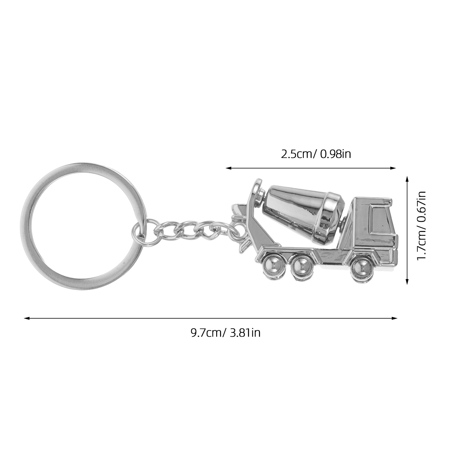 Alloy Concrete Mixer Truck Key - огляд і ціна Heavy Equipment Mixer