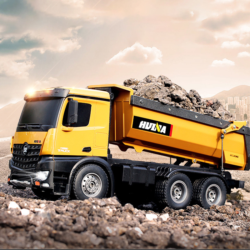 HUINA 1573 Alloy Remote Contro - огляд і ціна Dump Truck Toy