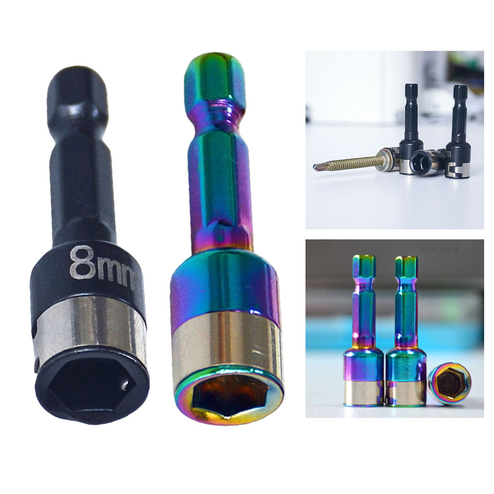 1/2Pcs 8mm Hex Socket Nut Driv - огляд і ціна Magnetic Drill Press