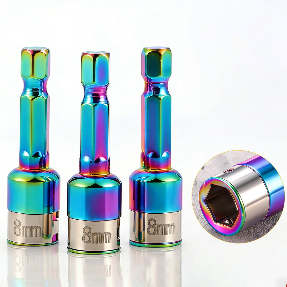 1/2Pcs 8mm Hex Socket Nut Driv - огляд і ціна Magnetic Drill Press