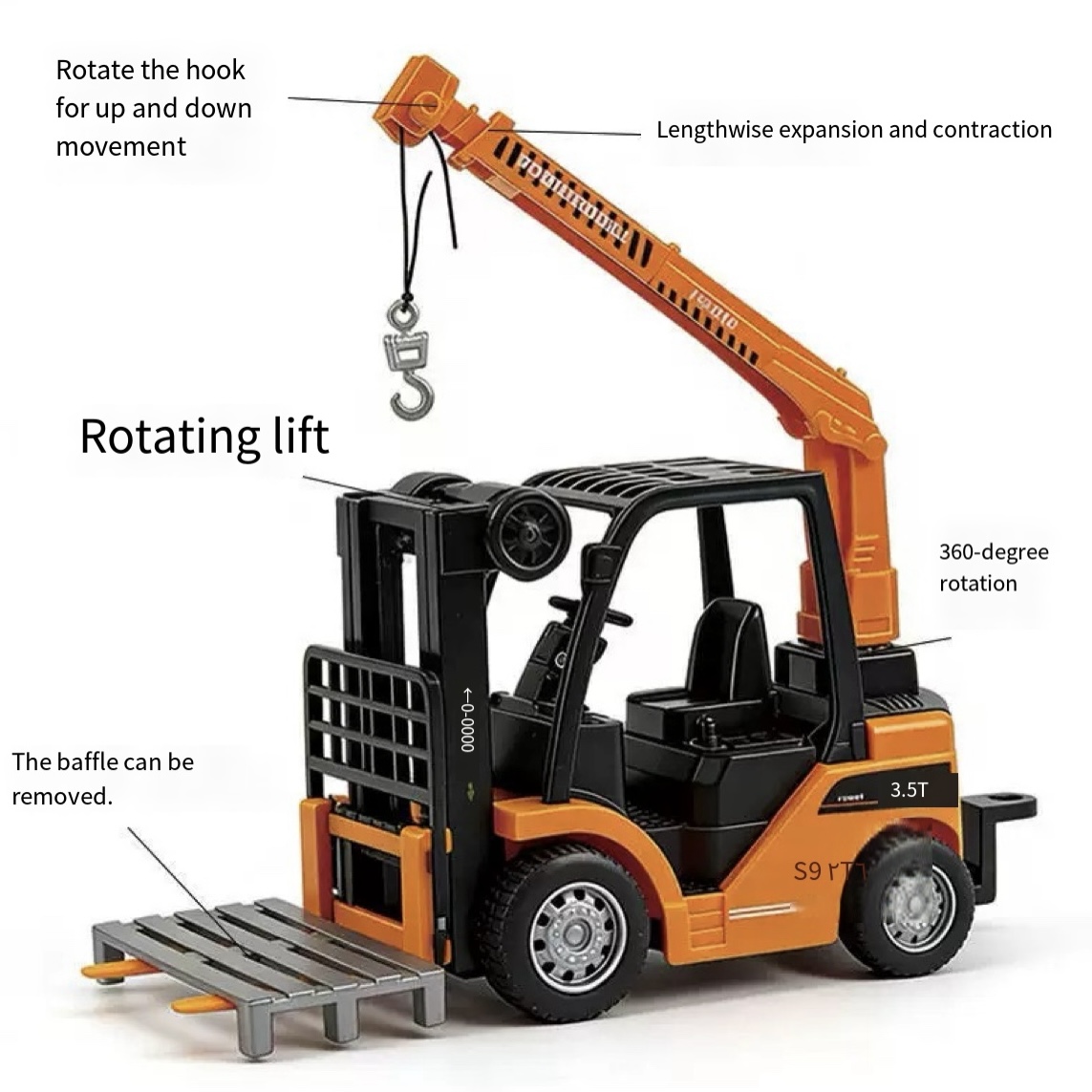 DIY fun simulation alloy engin - огляд і ціна Dump Truck Toy