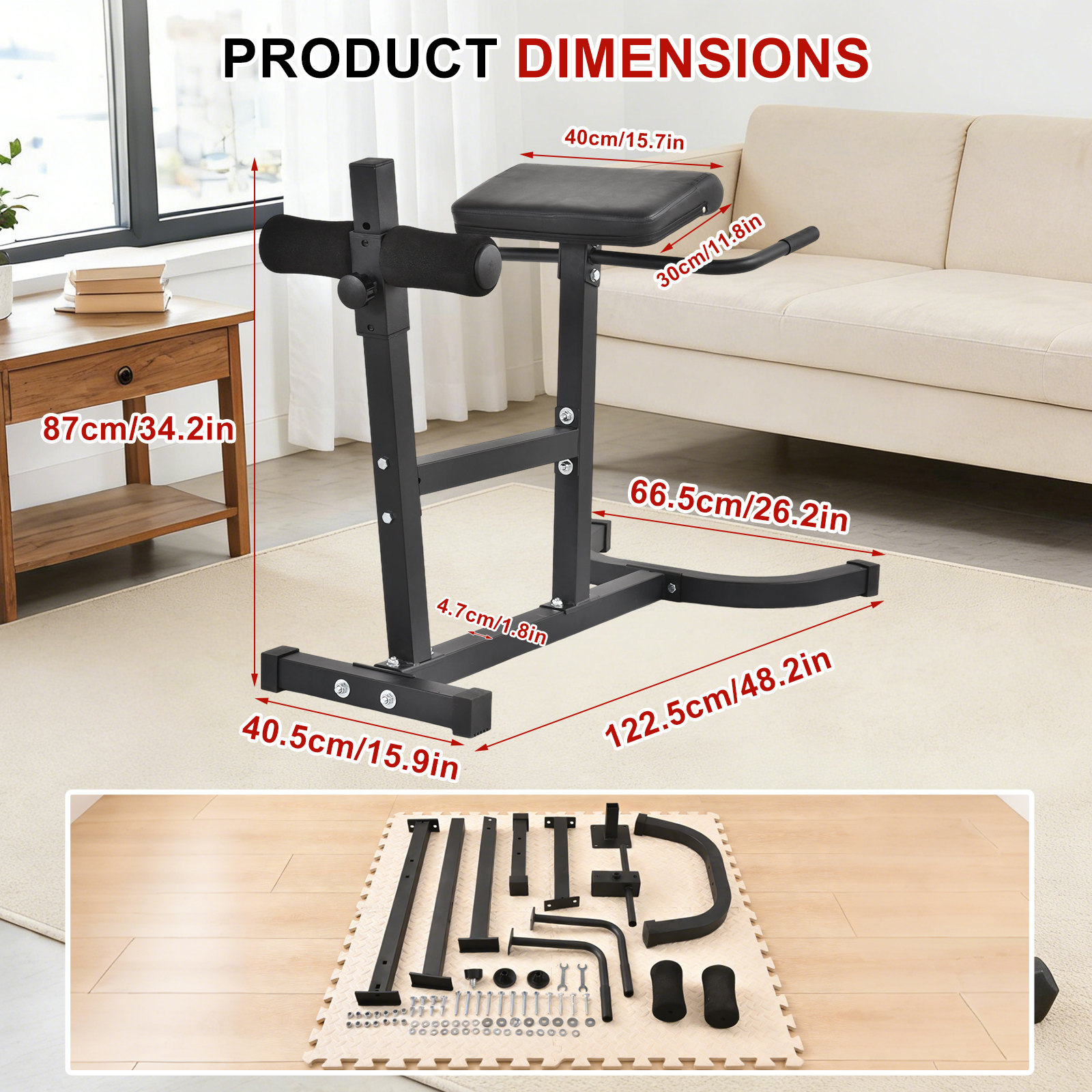 Heavy Duty Roman Chair Hyperex - огляд і ціна Heavy Equipment Gym