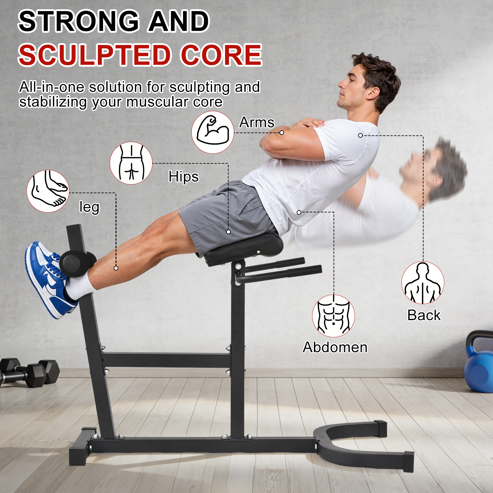 Heavy Duty Roman Chair Hyperex - огляд і ціна Heavy Equipment Gym