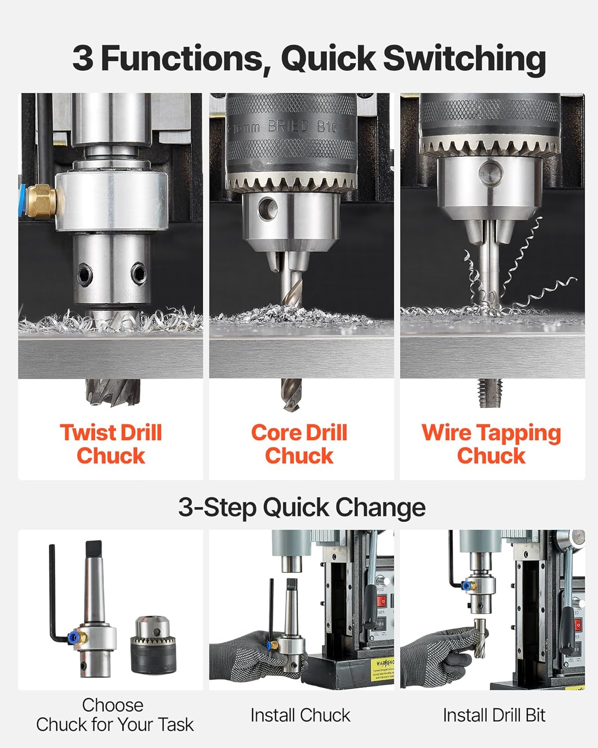 Magnetic Drill Press 1550 W 2  - огляд і ціна Magnetic Drill Press