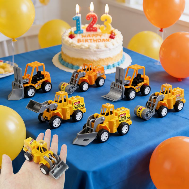 6pcs Mini Construction Enginee - огляд і ціна Dump Truck Toy