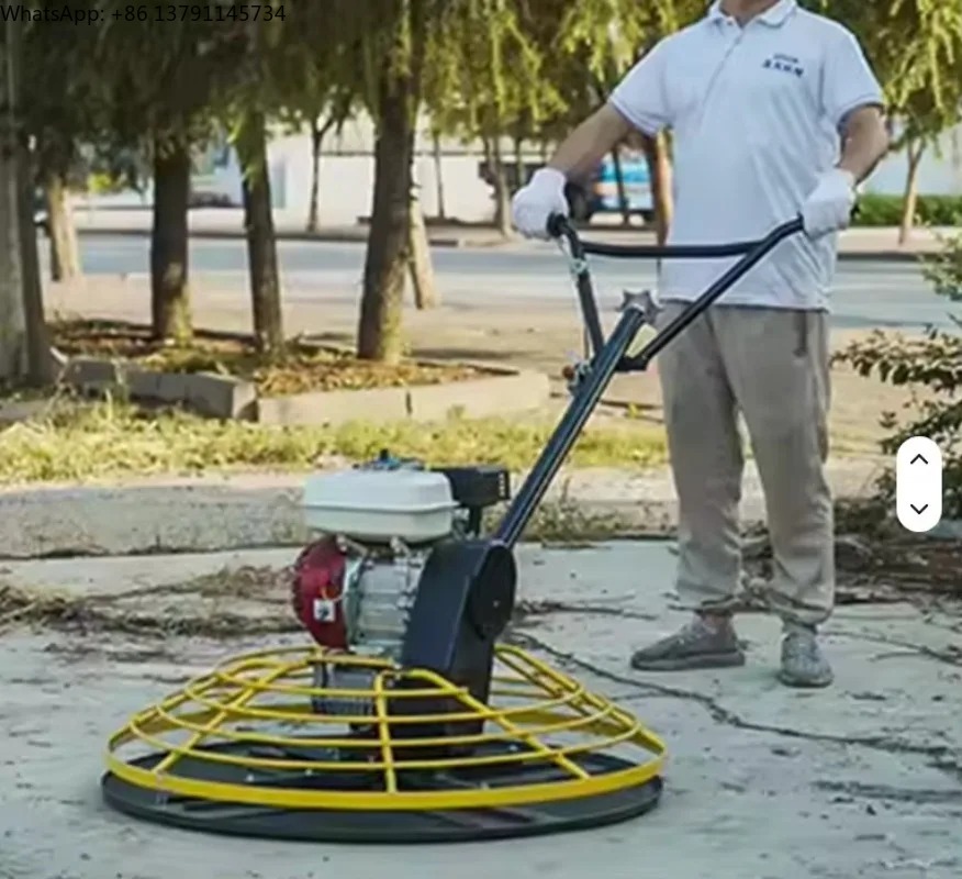Hand-Pushed Concrete Helicopte - огляд і ціна Power Trowel Concrete