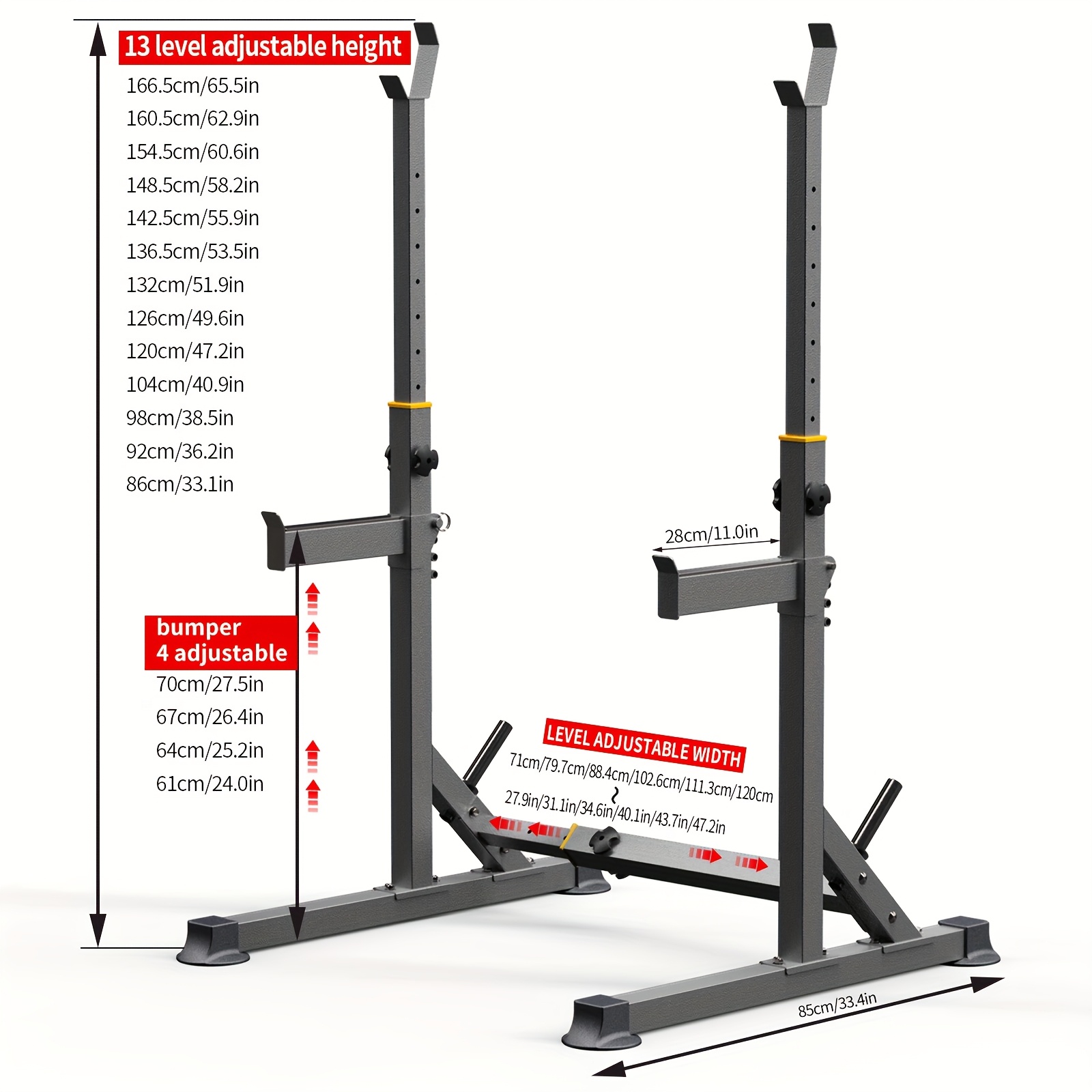 1 Squat Stand With Barbell Wei - огляд і ціна Heavy Equipment Gym