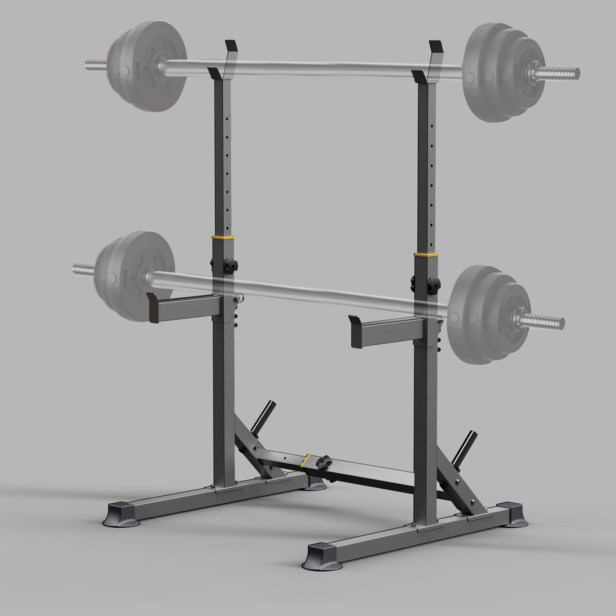 1 Squat Stand With Barbell Wei - огляд і ціна Heavy Equipment Gym