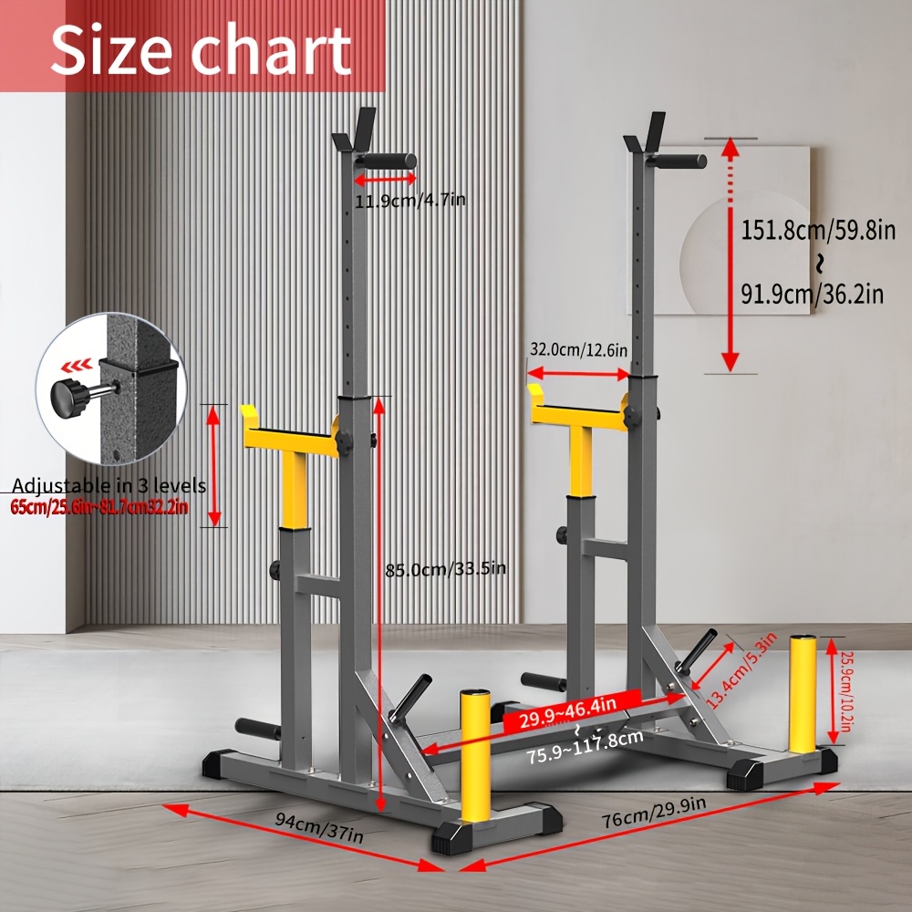 1 Squat Stand With Barbell Wei - огляд і ціна Heavy Equipment Gym