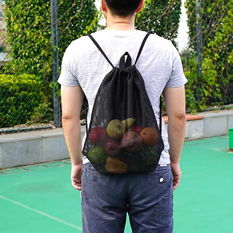 Heavy Duty Mesh Drawstring Bac - огляд і ціна Heavy Equipment Gym