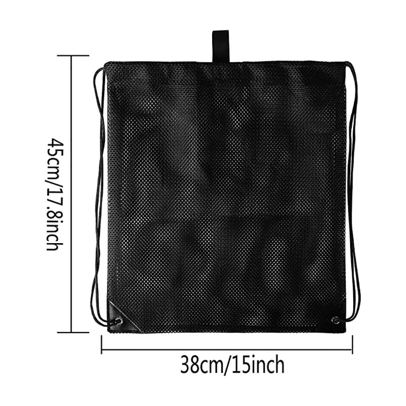 Heavy Duty Mesh Drawstring Bac - огляд і ціна Heavy Equipment Gym